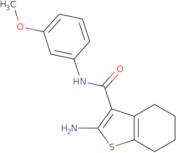 2-Amino-N-(3-methoxyphenyl)-4,5,6,7-tetrahydro-1-benzothiophene-3-carboxamide