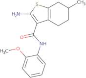 2-Amino-N-(2-methoxyphenyl)-6-methyl-4,5,6,7-tetrahydro-1-benzothiophene-3-carboxamide