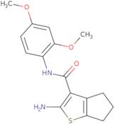 2-Amino-N-(2,4-dimethoxyphenyl)-5,6-dihydro-4H-cyclopenta[b]thiophene-3-carboxamide