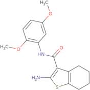 2-Amino-N-(2,5-dimethoxyphenyl)-4,5,6,7-tetrahydro-1-benzothiophene-3-carboxamide