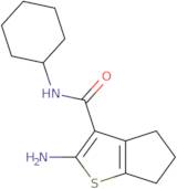 2-Amino-N-cyclohexyl-5,6-dihydro-4H-cyclopenta[b]thiophene-3-carboxamide