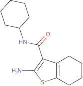 2-Amino-N-cyclohexyl-4,5,6,7-tetrahydro-1-benzothiophene-3-carboxamide