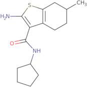 2-Amino-N-cyclopentyl-6-methyl-4,5,6,7-tetrahydro-1-benzothiophene-3-carboxamide