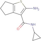 2-Amino-N-cyclopropyl-5,6-dihydro-4H-cyclopenta[b]thiophene-3-carboxamide