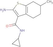 2-Amino-N-cyclopropyl-4,5,6,7-tetrahydro-1-benzothiophene-3-carboxamide