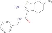 2-Amino-N-benzyl-6-methyl-4,5,6,7-tetrahydro-1-benzothiophene-3-carboxamide