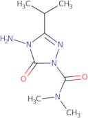 4-Amino-4,5-dihydro-N-(1,1-dimethyl)-3-(1-methylethyl)-5-oxo-1H-1,2,4-triazole-1-carboxamide