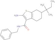 2-Amino-N-benzyl-6-tert-amyl-4,5,6,7-tetrahydro-1-benzothiophene-3-carboxamide