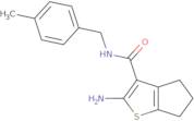 2-Amino-N-(4-methylbenzyl)-5,6-dihydro-4H-cyclopenta[b]thiophene-3-carboxamide