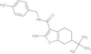 2-Amino-6-tert-butyl-N-(4-methylbenzyl)-4,5,6,7-tetrahydro-1-benzothiophene-3-carboxamide