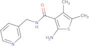 2-Amino-4,5-dimethyl-N-(pyridin-3-ylmethyl)thiophene-3-carboxamide