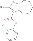 2-Amino-N-(2-chlorophenyl)-5,6,7,8-tetrahydro-4H-cyclohepta[b]thiophene-3-carboxamide