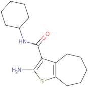 2-Amino-N-cyclohexyl-5,6,7,8-tetrahydro-4H-cyclohepta[b]thiophene-3-carboxamide