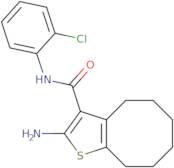 2-Amino-N-(2-chlorophenyl)-4,5,6,7,8,9-hexahydrocycloocta[b]thiophene-3-carboxamide