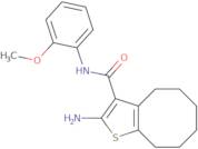 2-Amino-N-(2-methoxyphenyl)-4,5,6,7,8,9-hexahydrocycloocta[b]thiophene-3-carboxamide