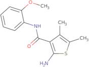 2-Amino-N-(2-methoxyphenyl)-4,5-dimethylthiophene-3-carboxamide