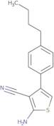 2-Amino-4-(4-butylphenyl)thiophene-3-carbonitrile