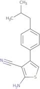 2-Amino-4-(4-isobutylphenyl)thiophene-3-carbonitrile