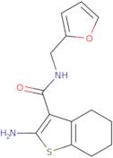 2-Amino-N-(2-furylmethyl)-4,5,6,7-tetrahydro-1-benzothiophene-3-carboxamide