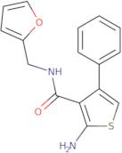 2-Amino-N-(2-furylmethyl)-4-phenylthiophene-3-carboxamide