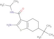 2-Amino-6-tert-butyl-N-isopropyl-4,5,6,7-tetrahydro-1-benzothiophene-3-carboxamide