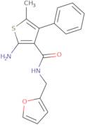 2-Amino-N-(2-furylmethyl)-5-methyl-4-phenylthiophene-3-carboxamide