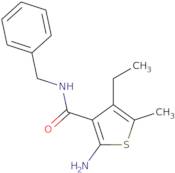 2-Amino-N-benzyl-4-ethyl-5-methylthiophene-3-carboxamide