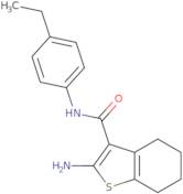 2-Amino-N-(4-ethylphenyl)-4,5,6,7-tetrahydro-1-benzothiophene-3-carboxamide