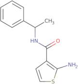 2-Amino-N-(1-phenylethyl)thiophene-3-carboxamide