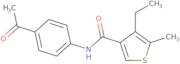 N-(4-Acetylphenyl)-4-ethyl-5-methylthiophene-3-carboxamide