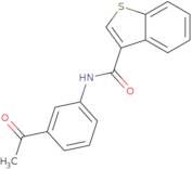 N-(3-Acetylphenyl)-1-benzothiophene-3-carboxamide
