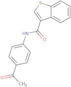 N-(4-Acetylphenyl)-1-benzothiophene-3-carboxamide