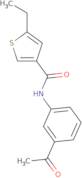 N-(3-Acetylphenyl)-5-ethylthiophene-3-carboxamide