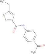 N-(4-Acetylphenyl)-5-ethylthiophene-3-carboxamide