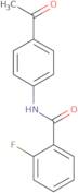 N-(4-Acetylphenyl)-2-fluorobenzamide