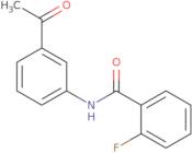 N-(3-Acetylphenyl)-2-fluorobenzamide