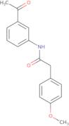 N-(3-Acetylphenyl)-2-(4-methoxyphenyl)acetamide
