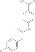 N-(4-Acetylphenyl)-2-(4-chlorophenyl)acetamide