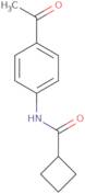 N-(4-Acetylphenyl)cyclobutanecarboxamide