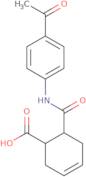 6-{[(4-Acetylphenyl)amino]carbonyl}cyclohex-3-ene-1-carboxylic acid