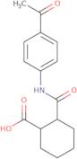 2-{[(4-Acetylphenyl)amino]carbonyl}cyclohexanecarboxylic acid