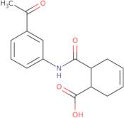 6-{[(3-Acetylphenyl)amino]carbonyl}cyclohex-3-ene-1-carboxylic acid