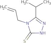 4-Allyl-5-isopropyl-4H-1,2,4-triazole-3-thiol