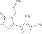 4-Allyl-5-(4,5-dimethylthien-3-yl)-4H-1,2,4-triazole-3-thiol