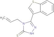 4-Allyl-5-(1-benzothien-3-yl)-4H-1,2,4-triazole-3-thiol