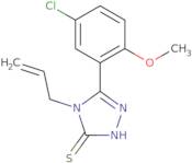 4-Allyl-5-(5-chloro-2-methoxyphenyl)-4H-1,2,4-triazole-3-thiol