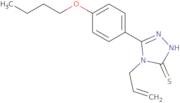 4-Allyl-5-(4-butoxyphenyl)-4H-1,2,4-triazole-3-thiol