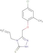 4-Allyl-5-[(4-chloro-2-methylphenoxy)methyl]-4H-1,2,4-triazole-3-thiol