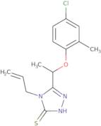 4-Allyl-5-[1-(4-chloro-2-methylphenoxy)ethyl]-4H-1,2,4-triazole-3-thiol