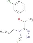 4-Allyl-5-[1-(3-chlorophenoxy)ethyl]-4H-1,2,4-triazole-3-thiol